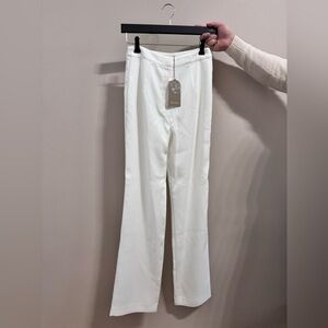 Meshki straight leg pant white.